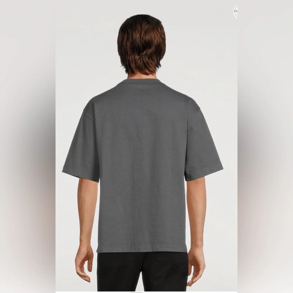 ACNE STUDIOS  Gray Men's Casual Cotton Logo T-Shirt size extra small - Picture 3 of 10